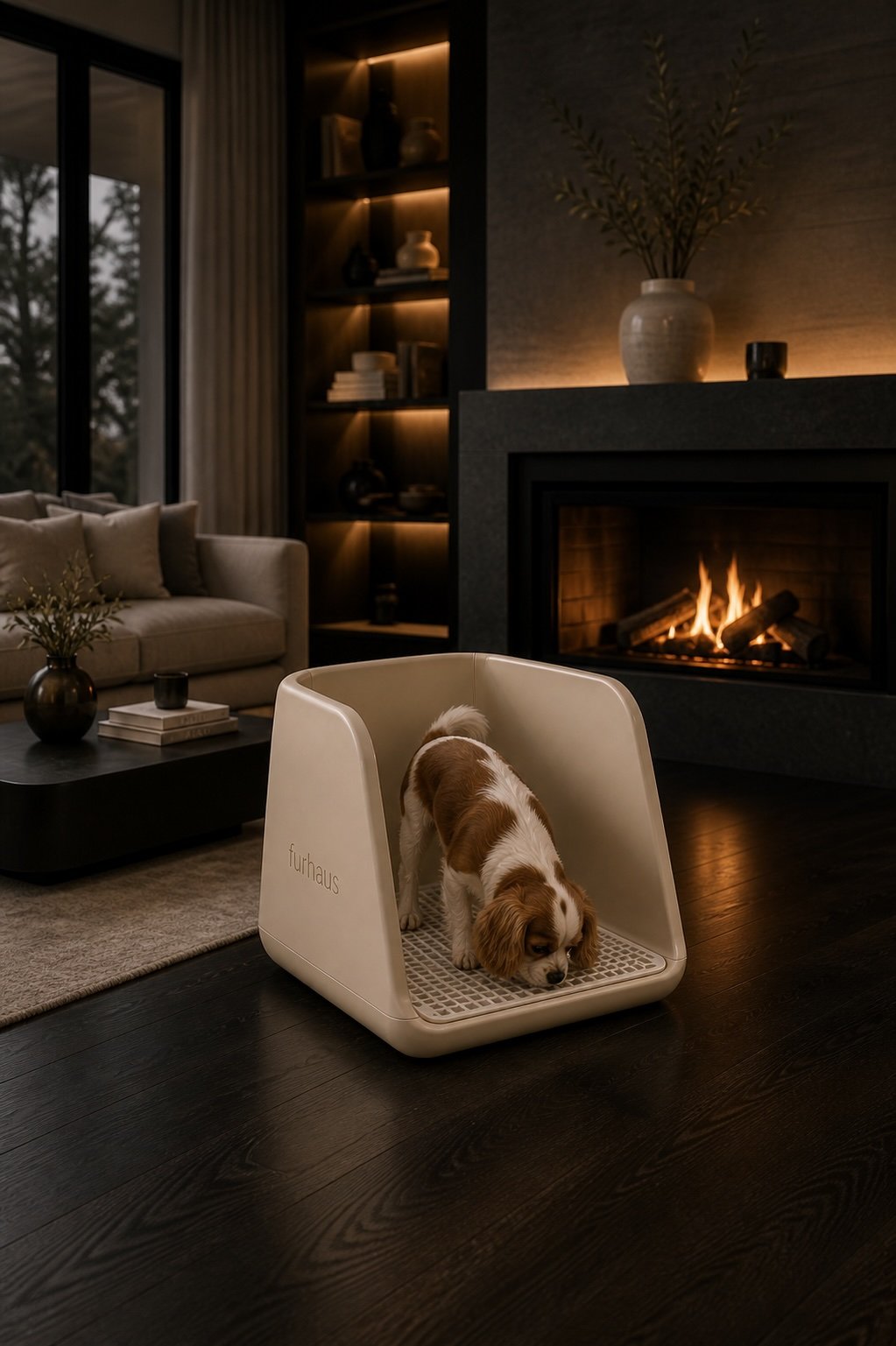 Indoor toilet for bad weather days